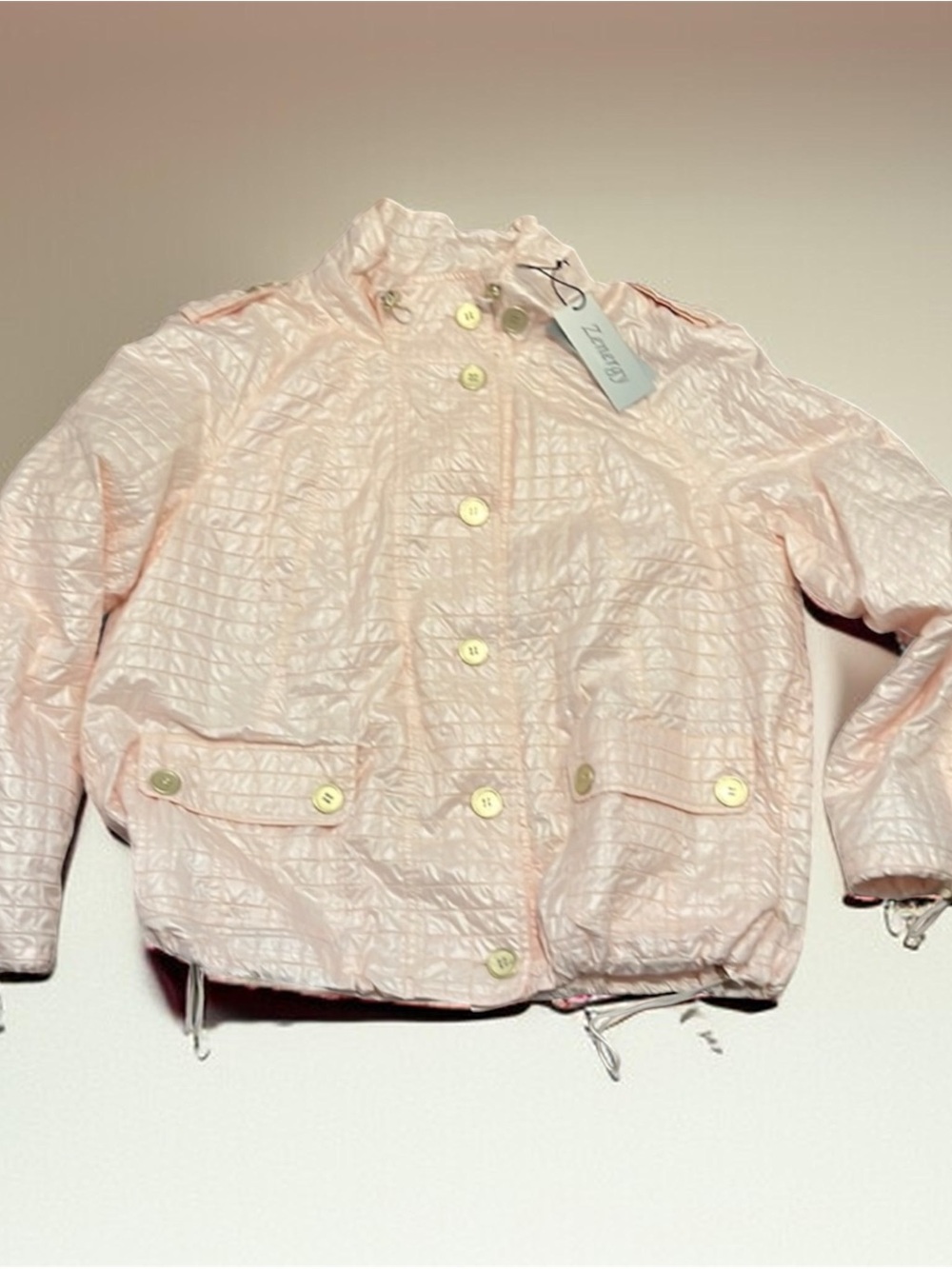 Zenergy by Chicos Embossed Leah Jacket Size 2